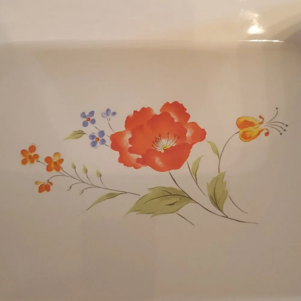 Westland Stoneware Small Floral Dish Tray